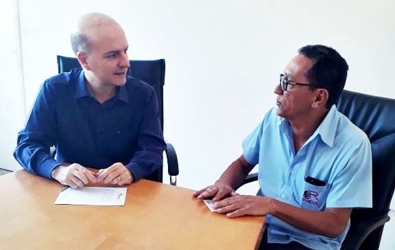 Imagem da notícia: Vereador JR se reúne com a Aspacer para tratar de melhorias no pólo cerâmico 