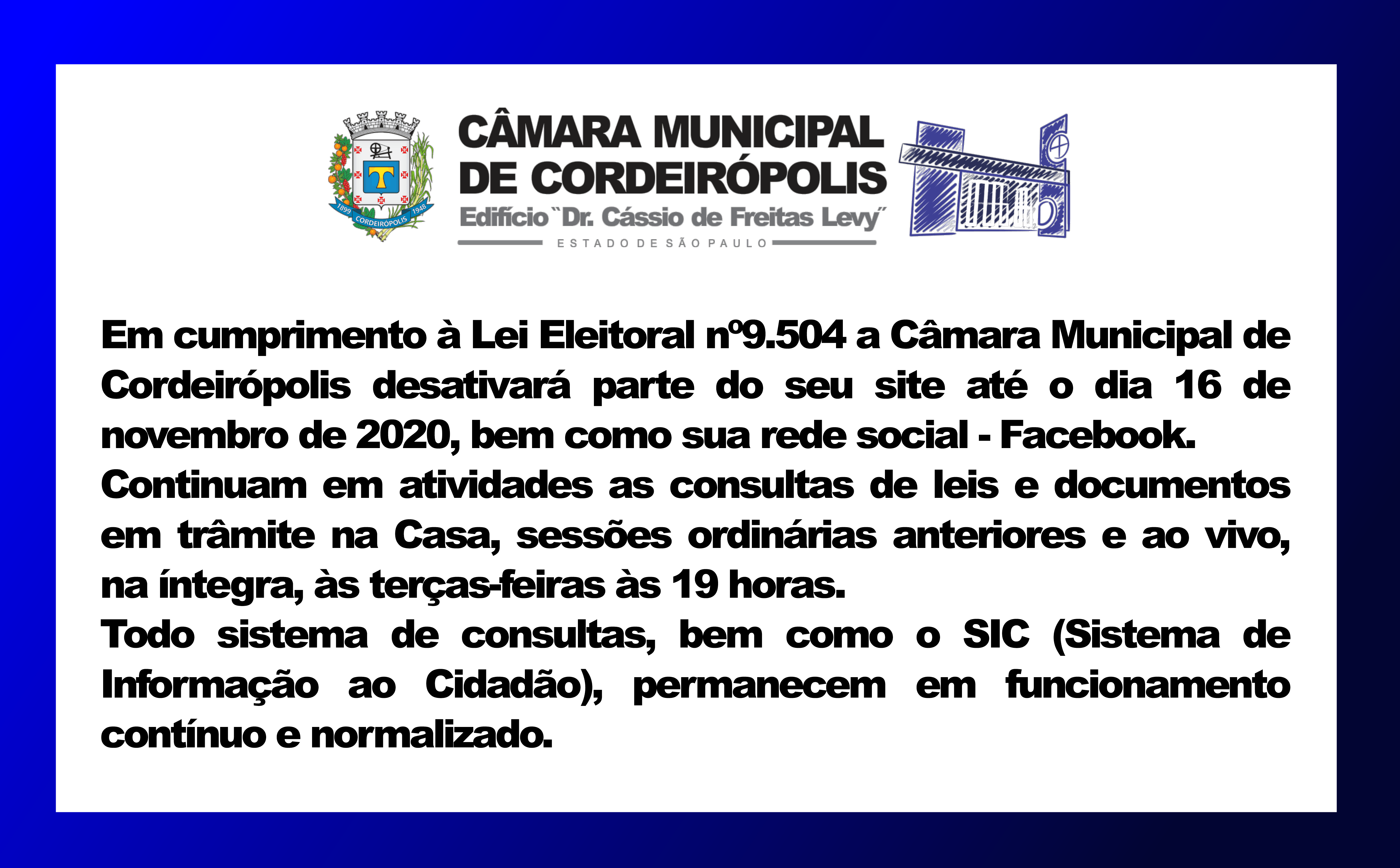 Imagem da notícia: Lei 9504