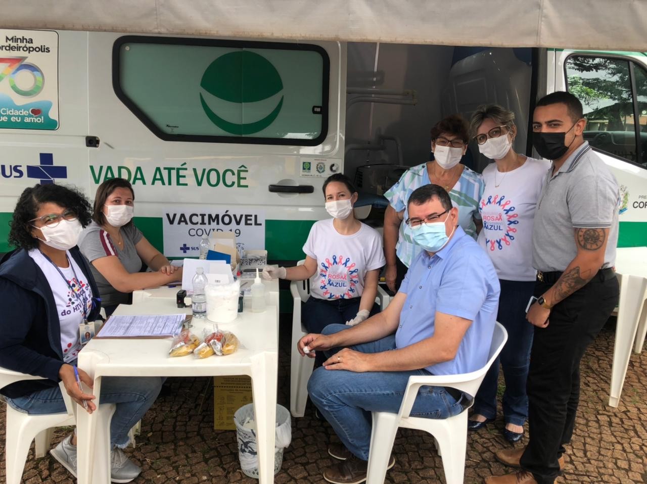Imagem da notícia: Vereador Dhavid acompanha de perto o Vacimóvel em Cordeirópolis