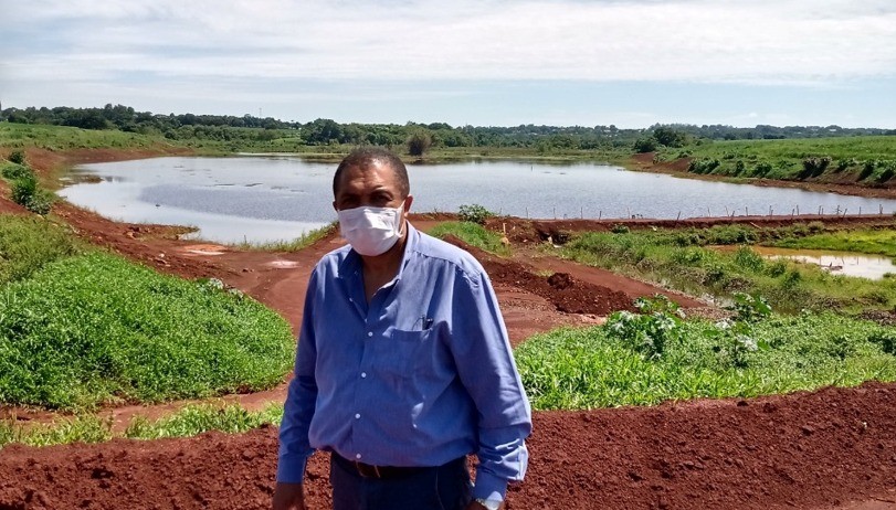 Imagem da notícia: Vereador Sérgio Balthazar solicita e acompanha o processo de retomada da obra da represa Santa Marina