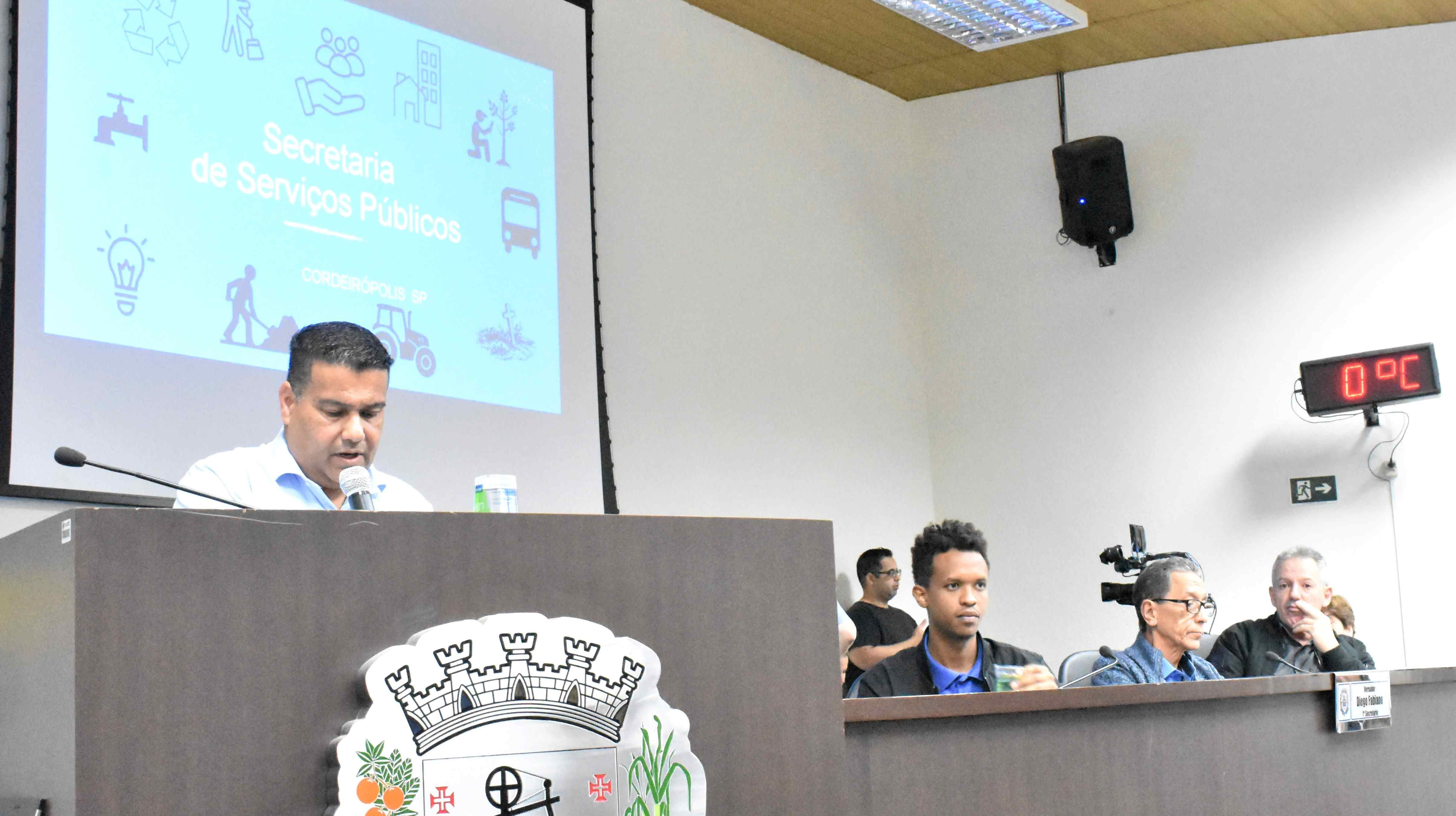 Imagem principal da notícia Serviços Públicos foi o tema abordado na Tribuna Livre na 21ª sessão de 2023