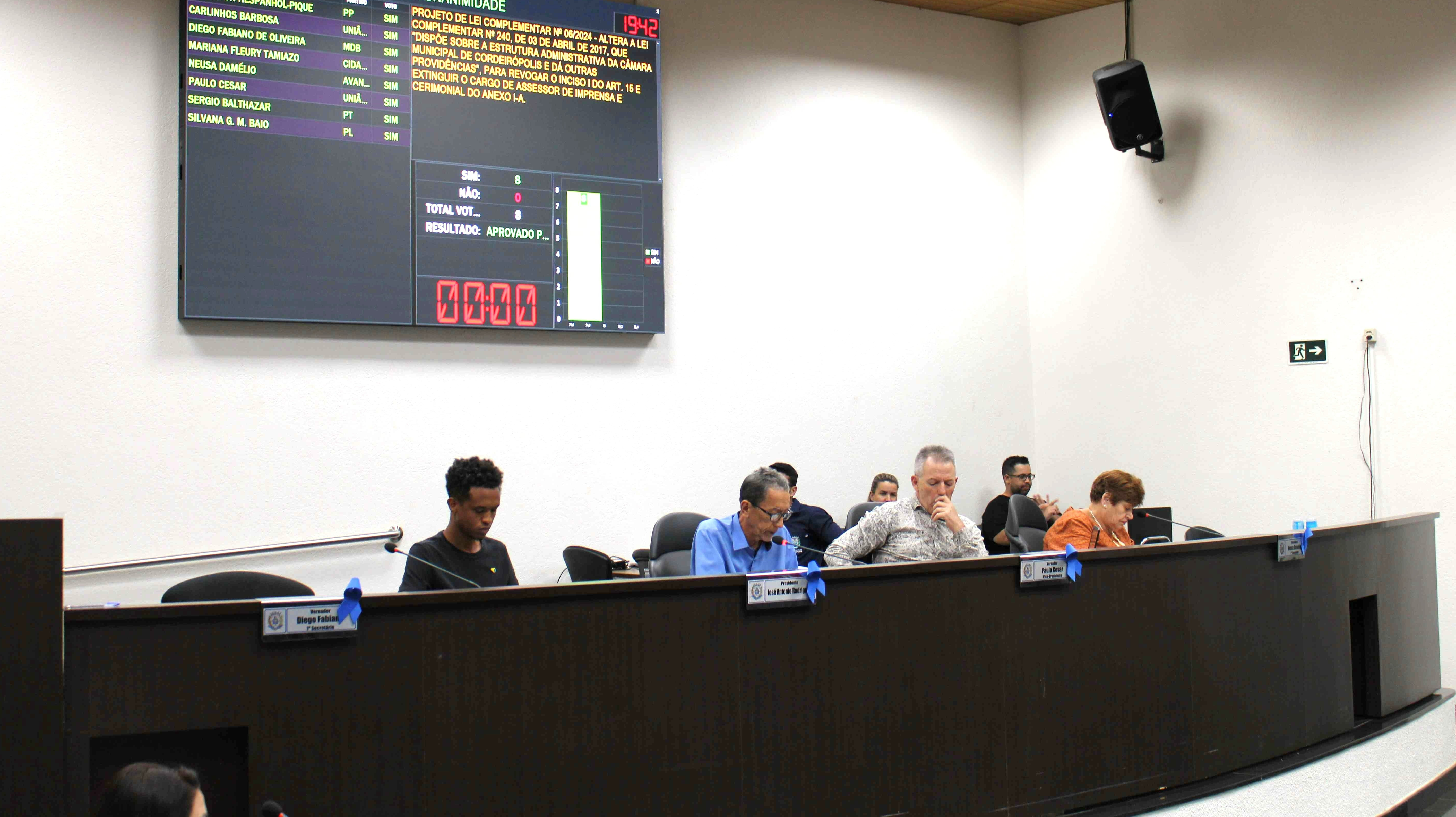 Imagem da notícia: Cargo em comissão de assessor de imprensa e cerimonial, será excluído na Câmara.