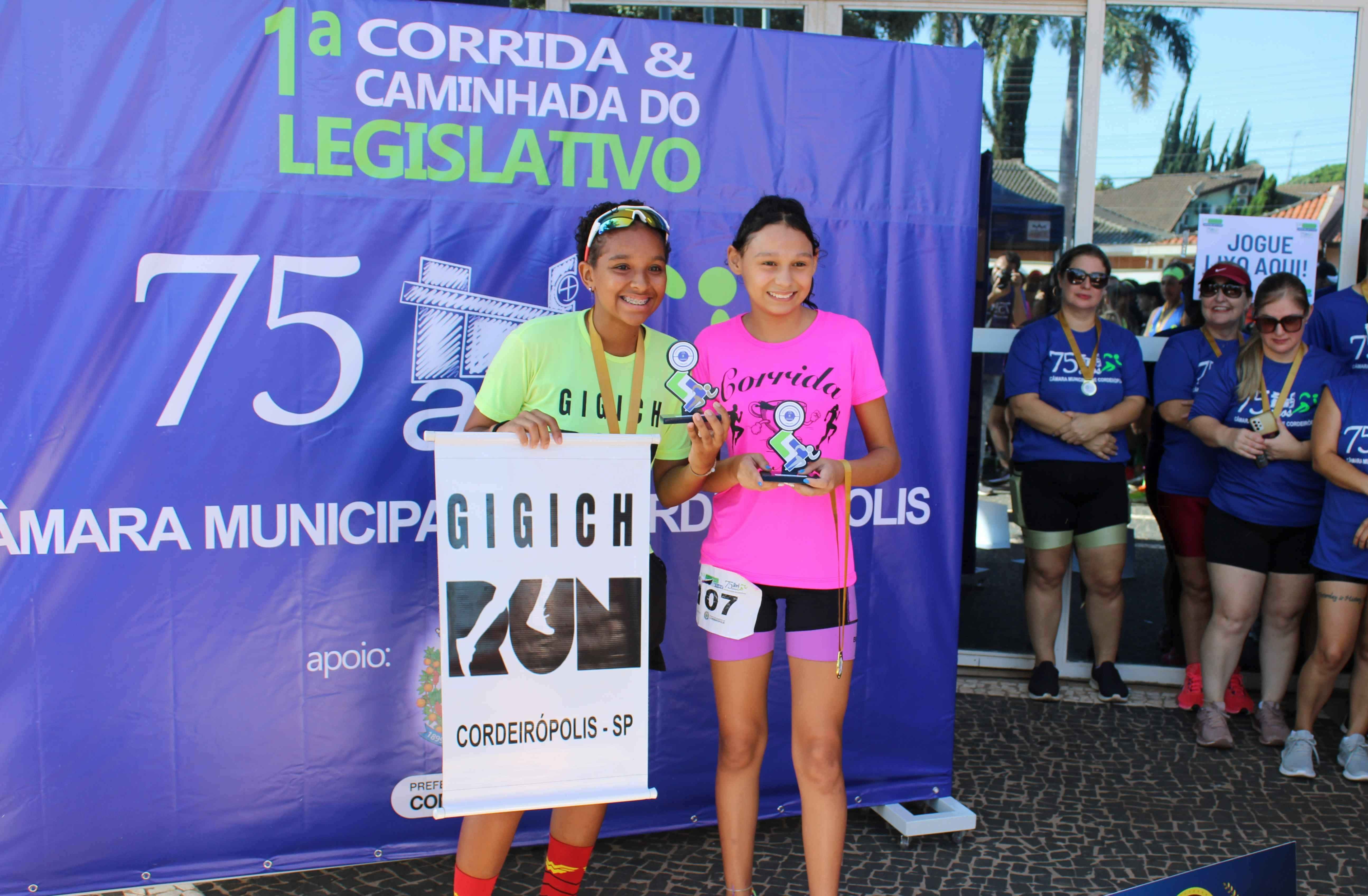 Imagem da notícia: Conheça as VENCEDORAS da 1ª Corrida & Caminhada do Legislativo de Cordeirópolis