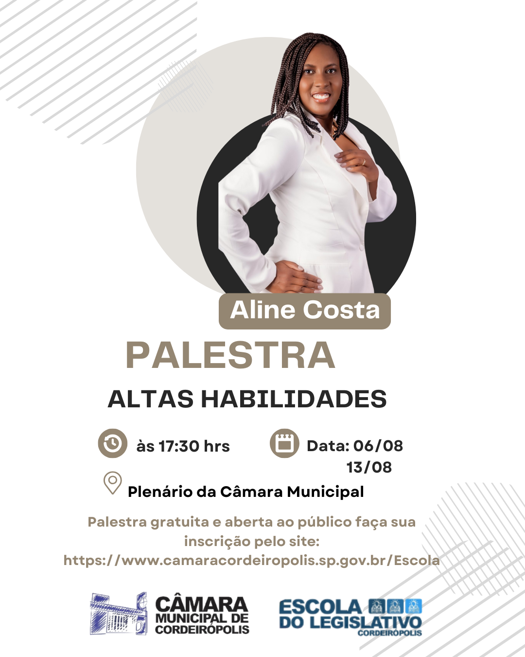 Imagem da notícia: Escola do Legislativo promove palestra sobre Altas Habilidades