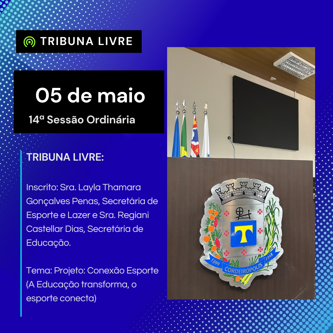 Imagem da notícia: Tribuna Livre desta terça-feira (05) recebe as secretárias Layla Penas e Regiani Castellar