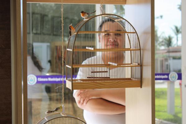 Imagem da notícia: Alunos da APAE visitam exposição na Câmara